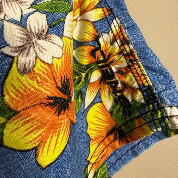 O’Neill Board Shorts Hawaiian Size 32 Floral Print Surfing Beachwear - Picture 4 of 7
